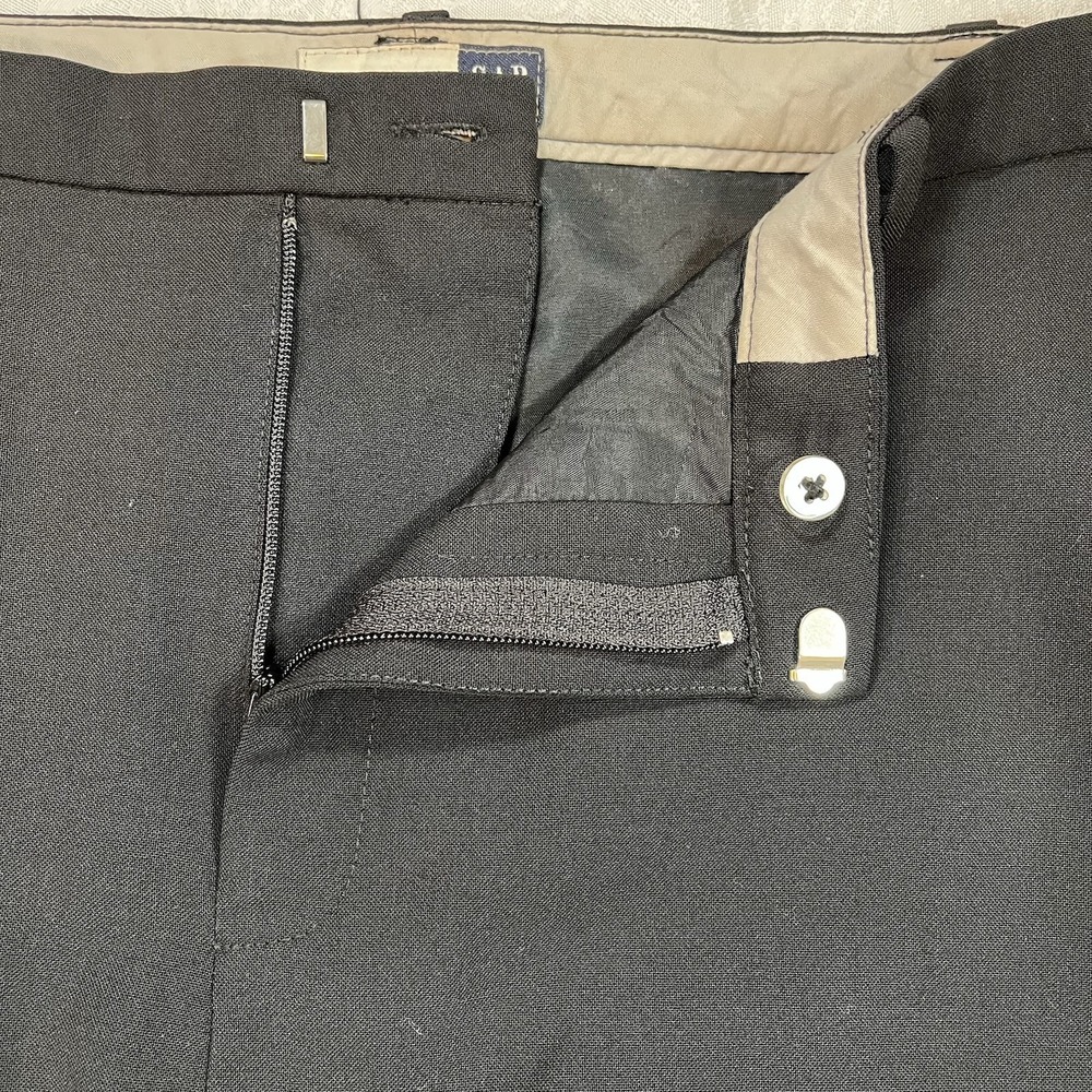 Gap Classic Stretch Wool Belt Loop Work Casual Party Black Skirt Size 8 - Picture 3 of 8